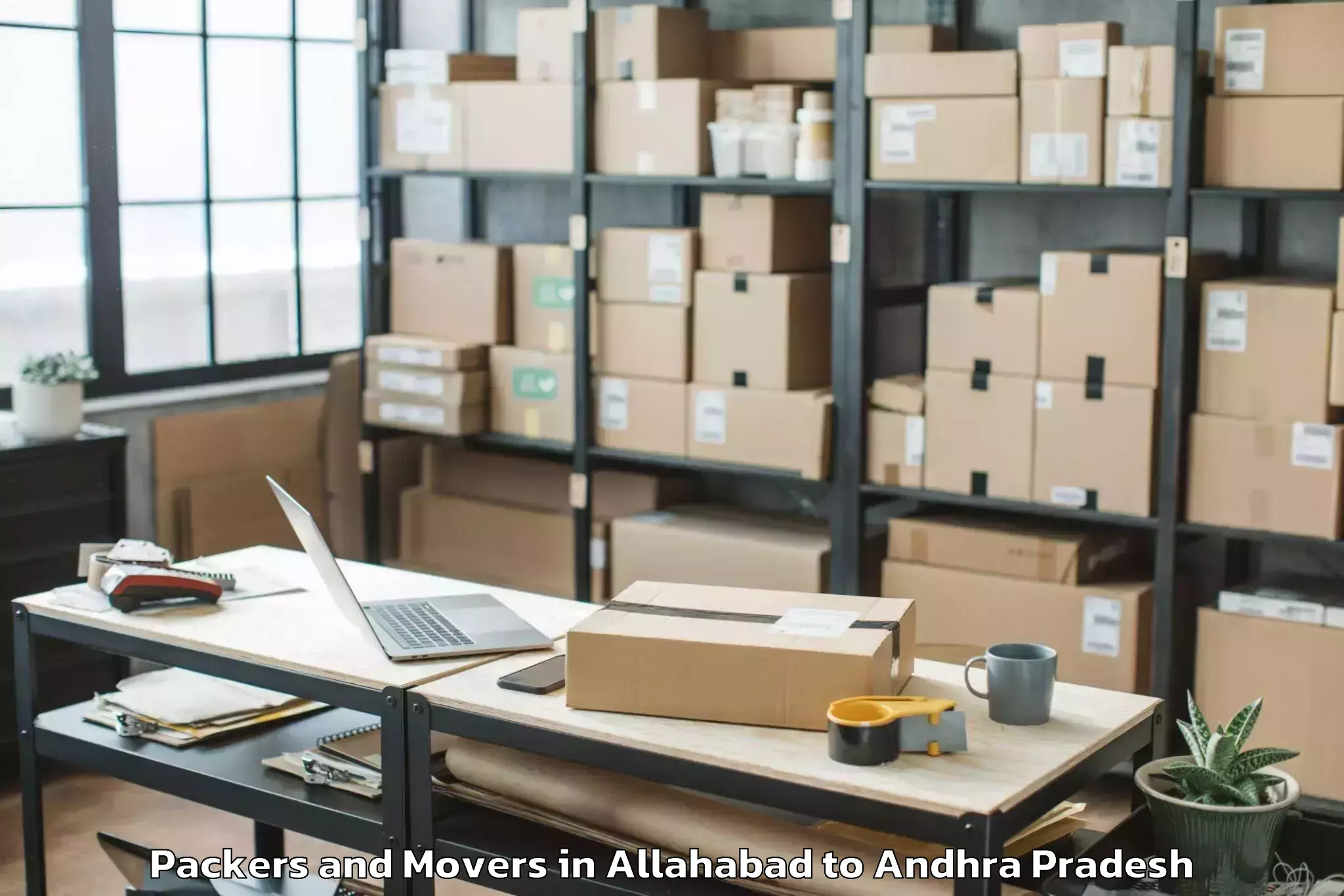 Book Allahabad to Rudravaram Packers And Movers Online